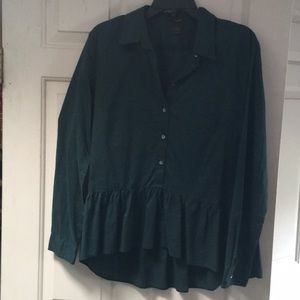 Only worn a couple times green blouse.